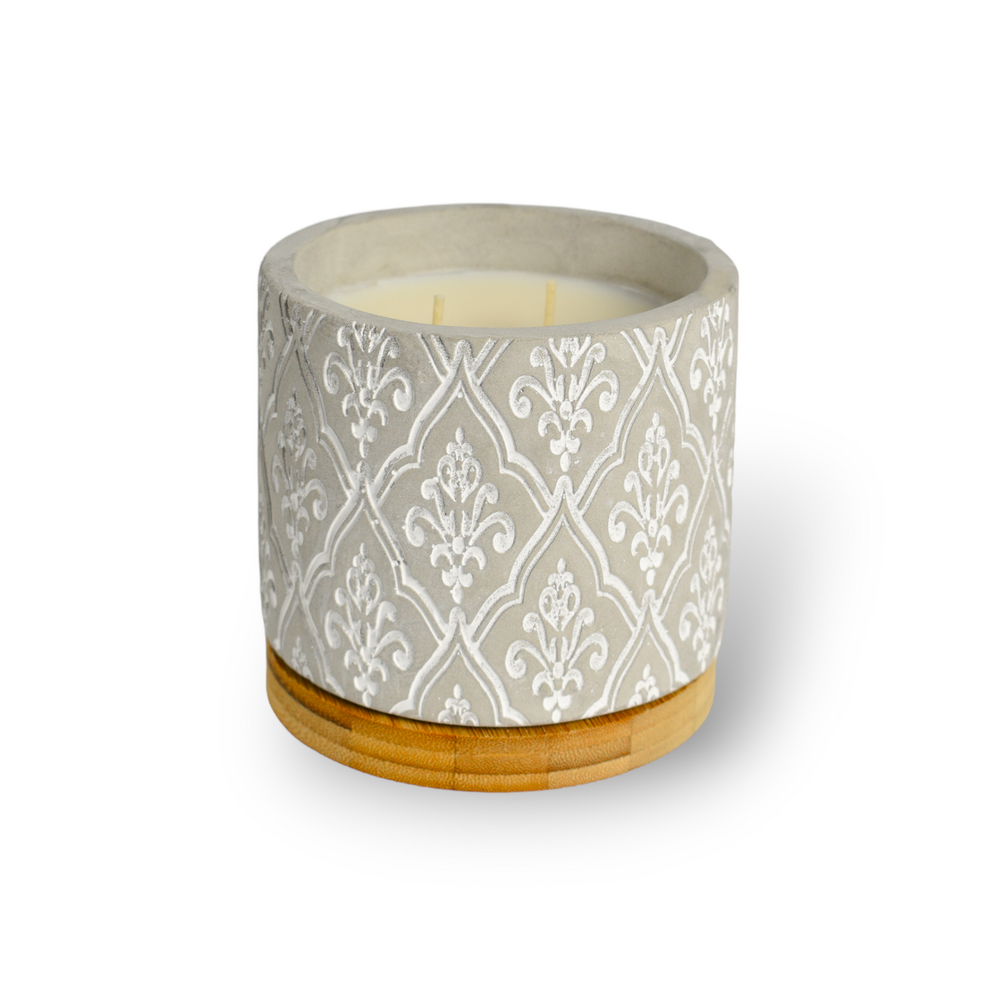 16oz Damask Stone Candle