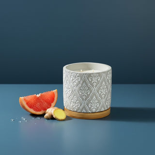 16 oz Damask Stone Candle