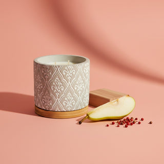 16 oz Damask Stone Candle