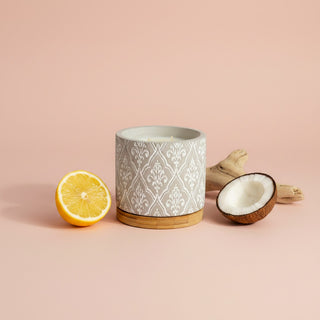 16 oz Damask Stone Candle