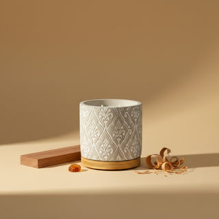 16 oz Damask Stone Candle