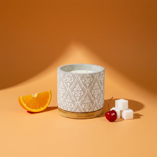 16 oz Damask Stone Candle