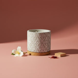 16 oz Damask Stone Candle