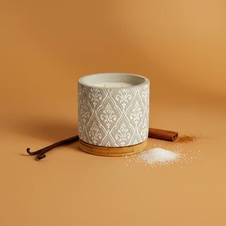 16 oz Damask Stone Candle