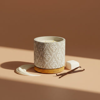 16 oz Damask Stone Candle