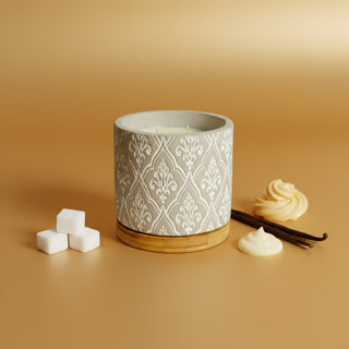 16 oz Damask Stone Candle