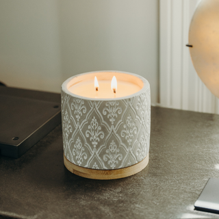 16 oz Damask Stone Candle