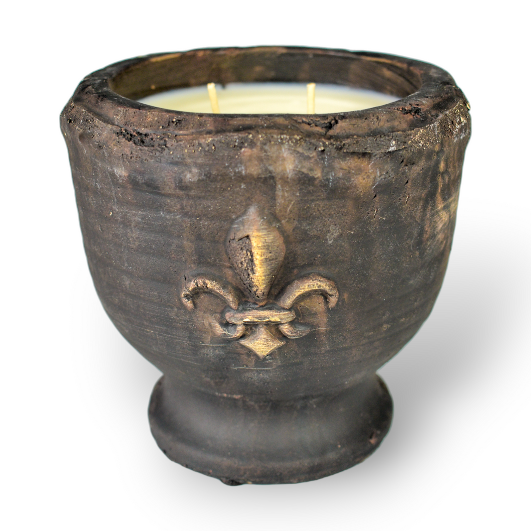 Bourbon Royalty 14oz Boxed Glass Candle- Opulence