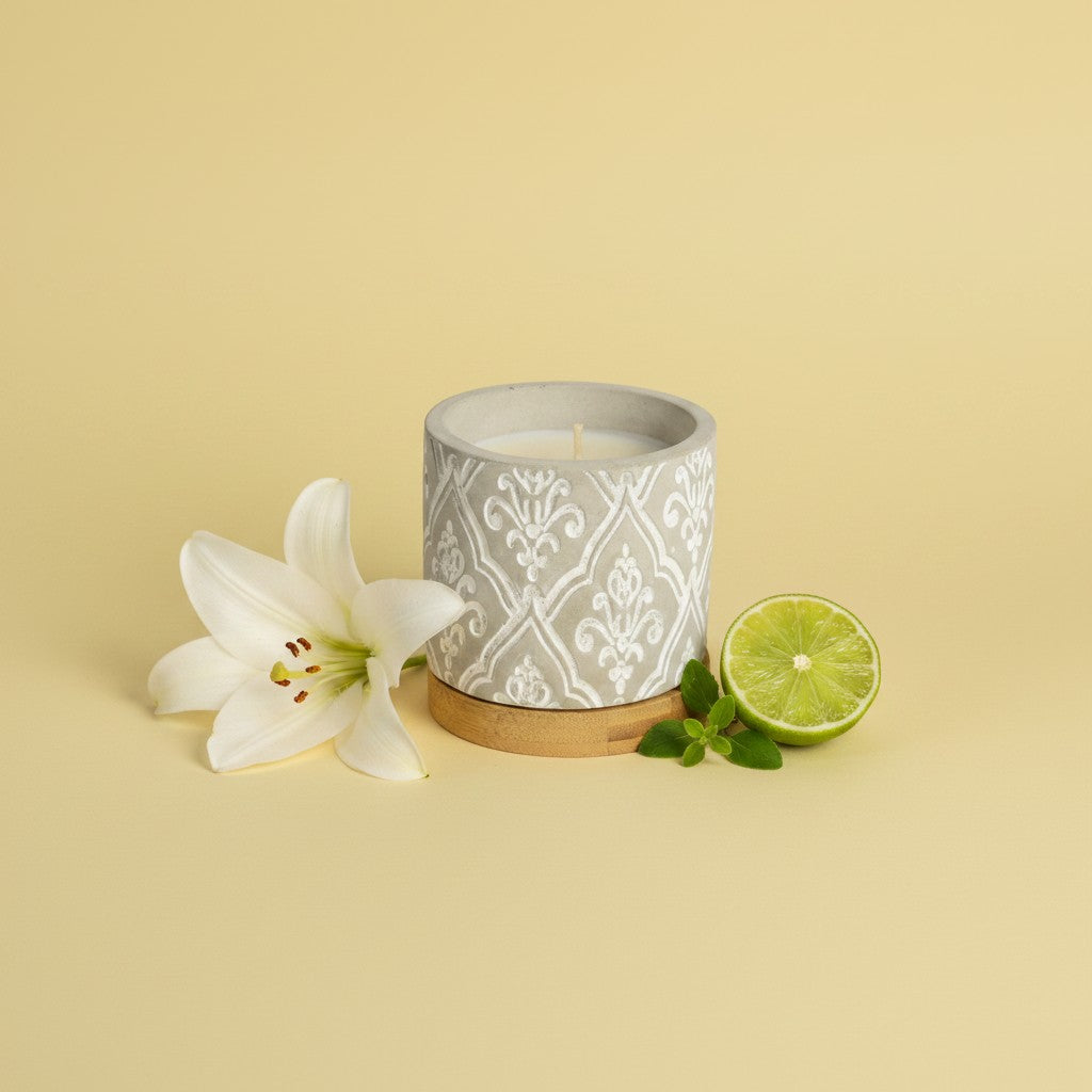 3 oz Damask Stone Candle