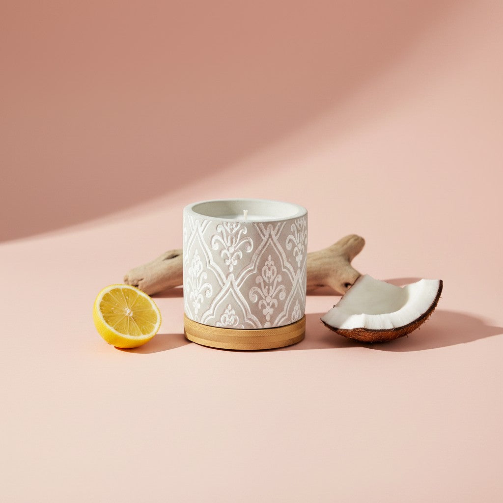 3 oz Damask Stone Candle