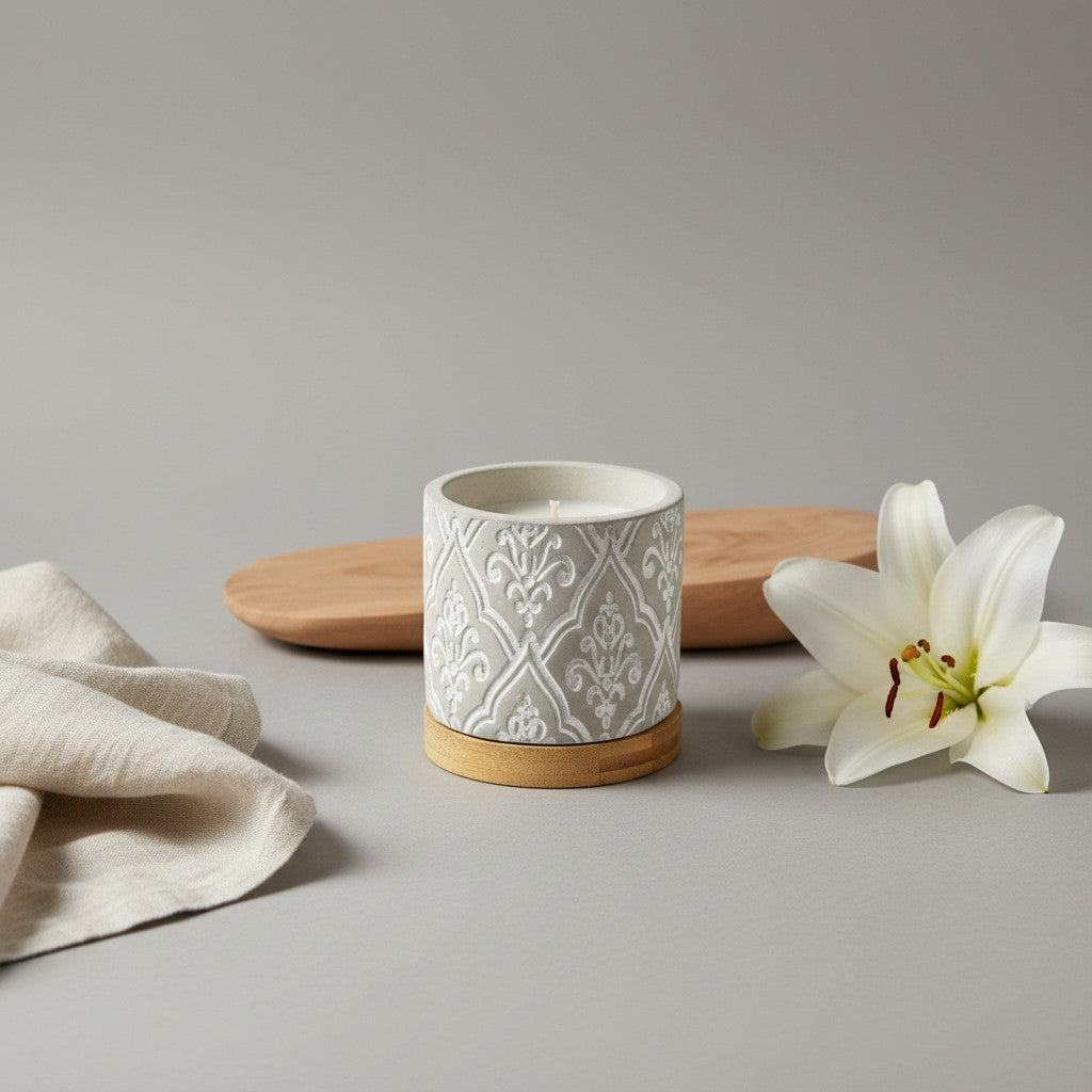 3 oz Damask Stone Candle