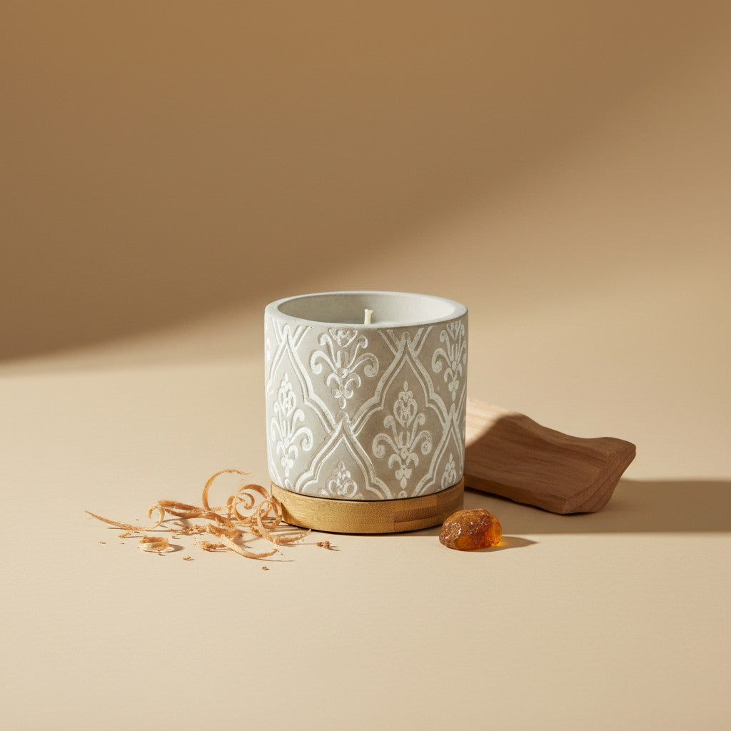 3 oz Damask Stone Candle