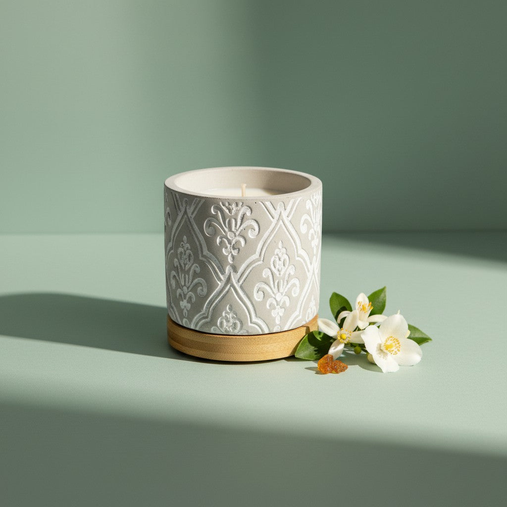3 oz Damask Stone Candle