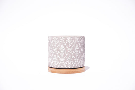 16oz Damask Stone Candle